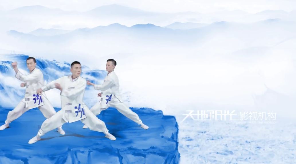 中国风水墨实拍结合短片