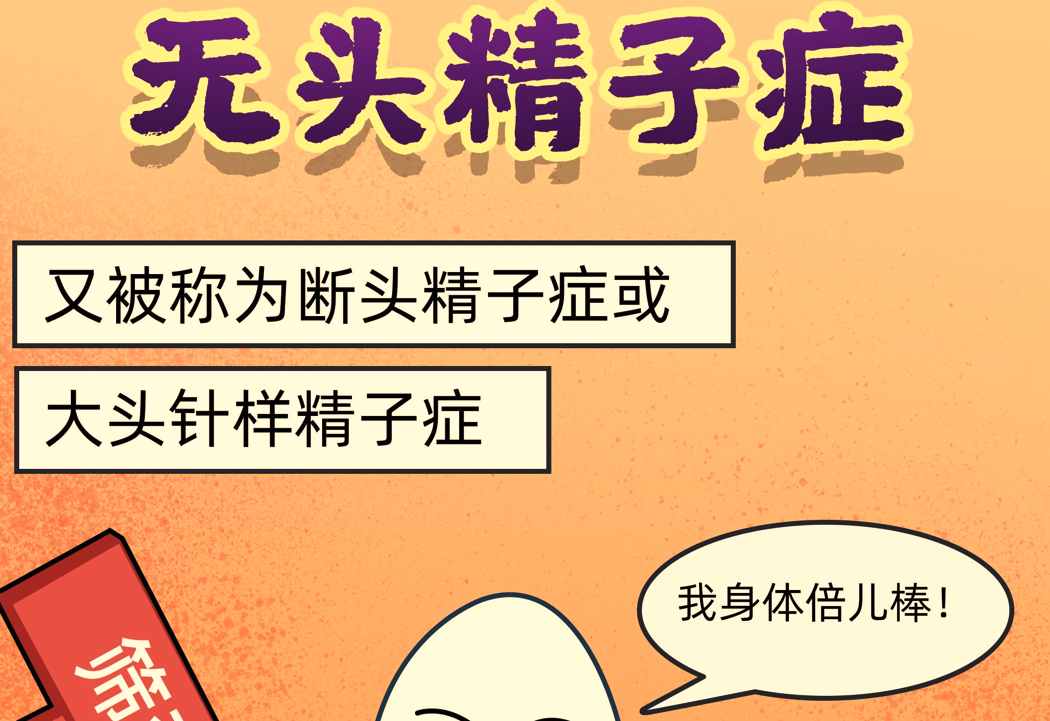 医学科普宣传漫画畸形精子科普漫画男性不育科普漫画