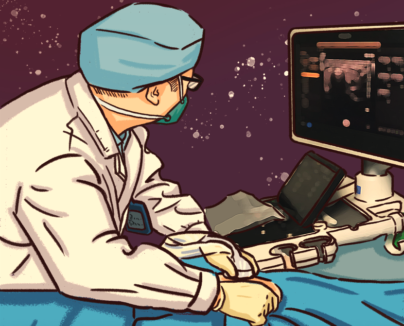 超声介入科普漫画针尖下的手术漫画医疗技术结合科普漫画